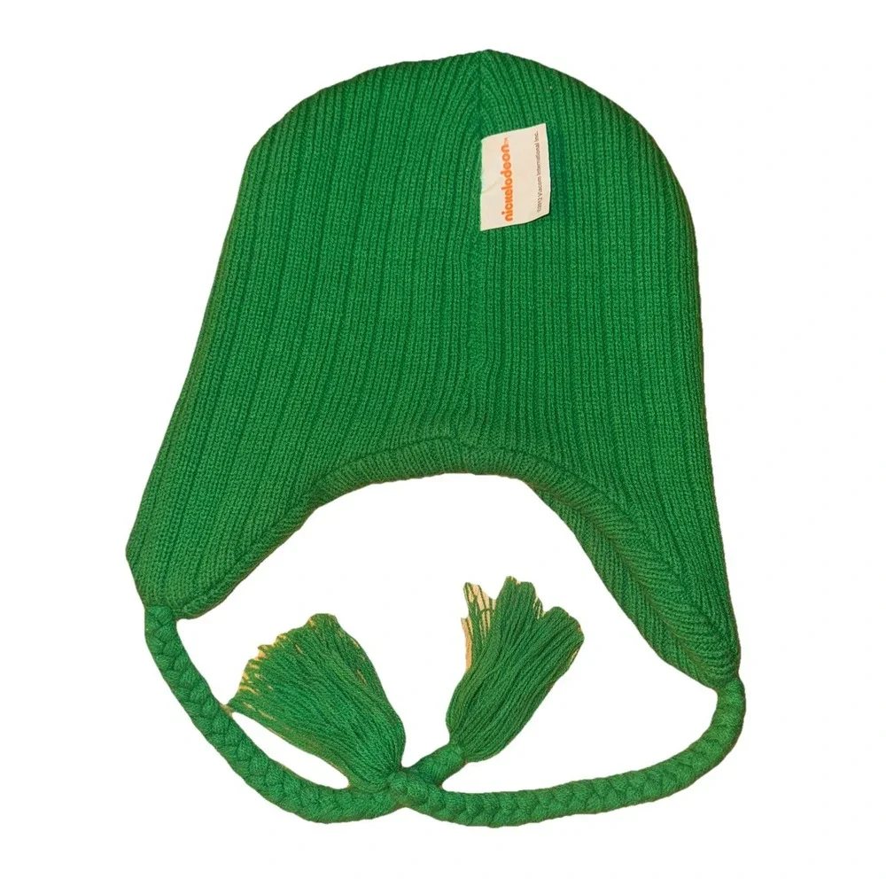 Nickelodeon TMNT Teenage Mutant Ninja Turtles Hat Tassels Reversible OSFM 2012
